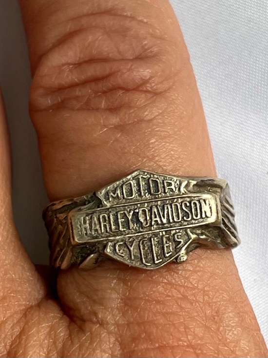 Harley-Davidson Jewelry - Harley-Davidson Silver Shield Logo Ring